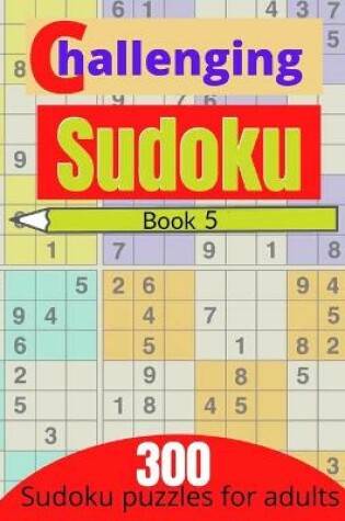 Cover of Challenging sudoku book 5