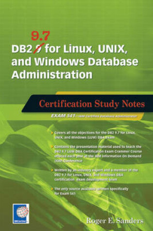 Cover of DB2 9.7 for Linux, UNIX, and Windows Database Administration