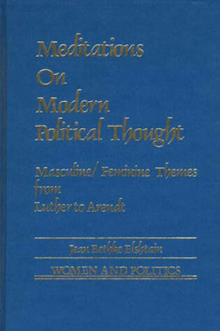 Cover of Meditations on Modern Political Thought