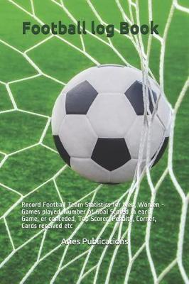 Book cover for Football log Book