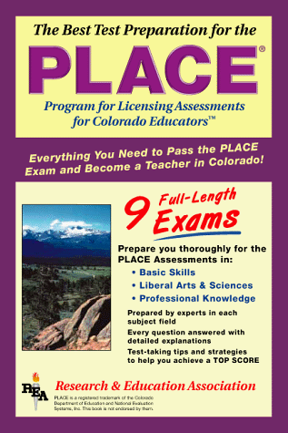 Book cover for Place (Rea) - Best Test Prep for the Licensing Assessment for Colorado Educators