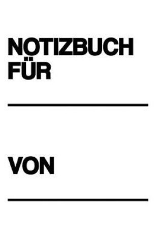 Cover of Notizbuch