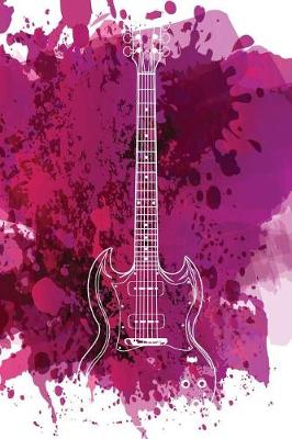 Cover of Purple Splash Guitar Notebook