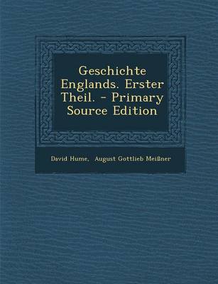 Book cover for Geschichte Englands. Erster Theil.