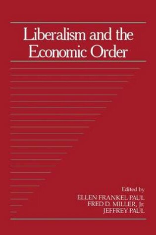 Cover of Liberalism and the Economic Order