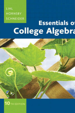 Cover of Essentials of College Algebra