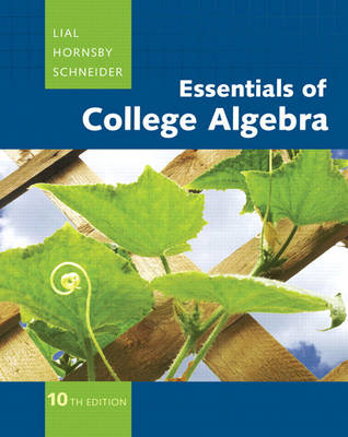 Book cover for Essentials of College Algebra
