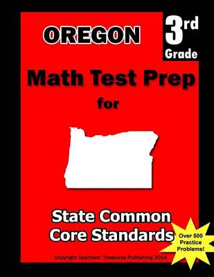 Book cover for Oregon 3rd Grade Math Test Prep