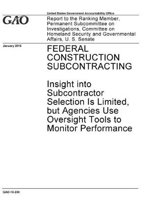 Book cover for Federal Construction Subcontracting