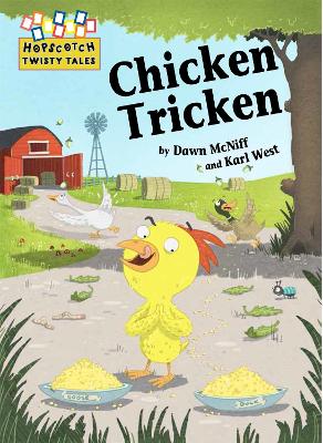 Book cover for Hopscotch Twisty Tales: Chicken Tricken