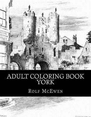 Book cover for Adult Coloring Book - York