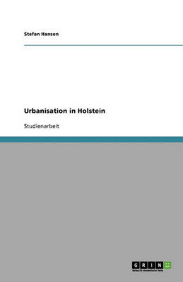 Book cover for Urbanisation in Holstein