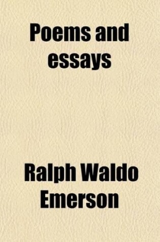 Cover of Poems and Essays