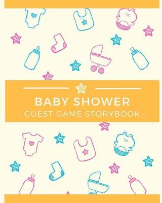 Book cover for Baby Shower Guest Game Storybook