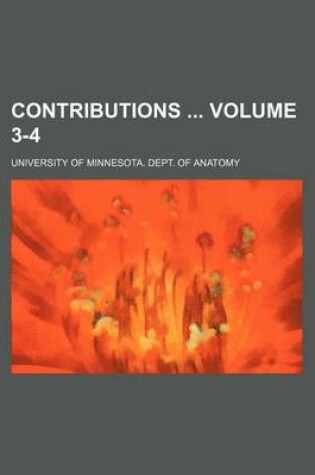 Cover of Contributions Volume 3-4