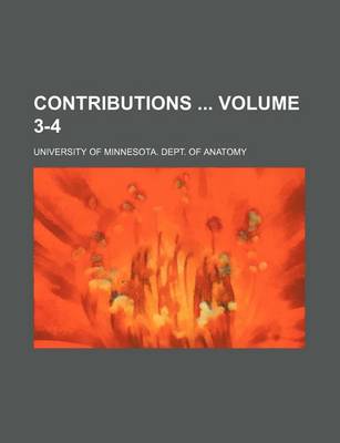 Book cover for Contributions Volume 3-4