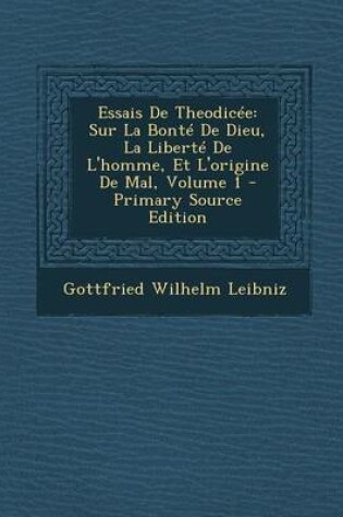 Cover of Essais de Theodicee