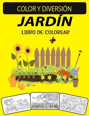 Book cover for Jardín Libro de Colorear