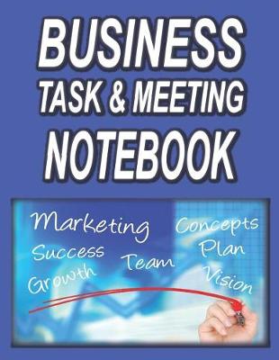 Book cover for Business Task & Meeting Notebook