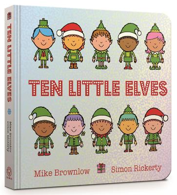 Book cover for Ten Little Elves Board Book