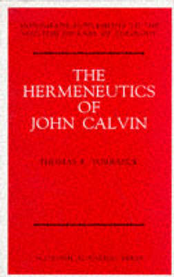 Book cover for The Hermeneutics of John Calvin