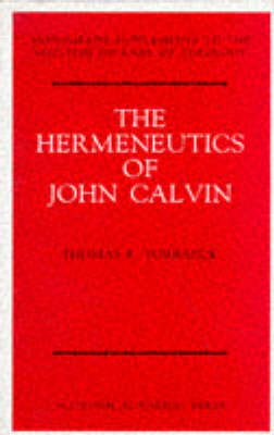 Cover of The Hermeneutics of John Calvin