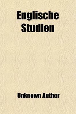 Book cover for Englische Studien (33); Zeitschrift Fur Englische Philologie