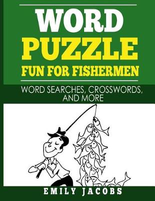 Book cover for Word Puzzle Fun for Fishermen