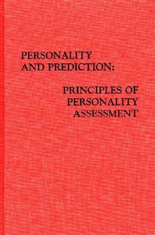Cover of Personality and Prediction