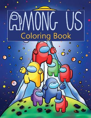 Book cover for Among Us Coloring Book