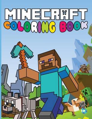 Book cover for Minecraft Coloring Book: Fun Minecraft Drawings for Kids