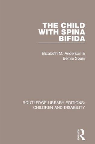 Cover of The Child with Spina Bifida