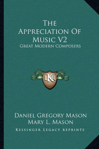 Cover of The Appreciation of Music V2