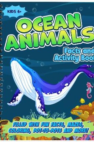 Cover of Ocean Animals Activity Book for Kids