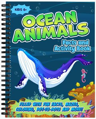 Book cover for Ocean Animals Activity Book for Kids