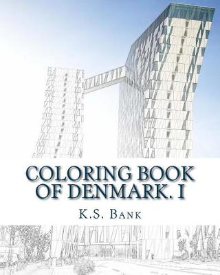 Book cover for Coloring Book of Denmark. I