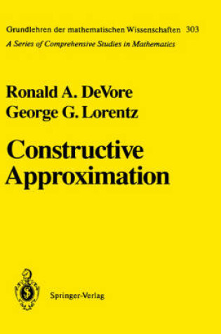 Cover of Constructive Approximation