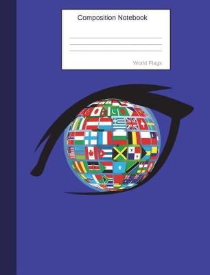 Book cover for Composition Notebook World Flags