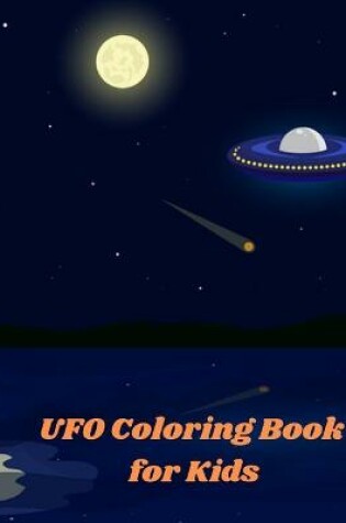 Cover of UFO Coloring Book for kids