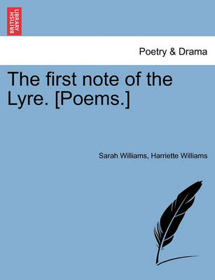 Book cover for The First Note of the Lyre. [Poems.]