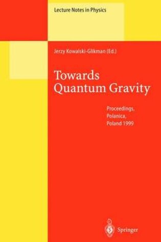 Cover of Towards Quantum Gravity