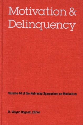 Cover of Nebraska Symposium on Motivation, 1996, Volume 44