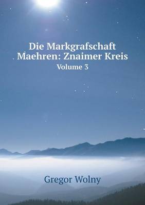 Book cover for Die Markgrafschaft Maehren