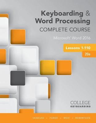 Book cover for Keyboarding in Sam 365 & 2016 110 Lessons with Word Processing, Printed Access Card