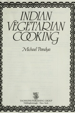 Cover of Indian Vegetarian Cookery