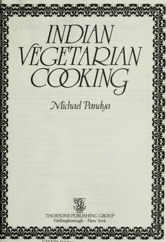 Book cover for Indian Vegetarian Cookery