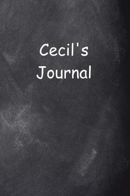 Cover of Cecil Personalized Name Journal Custom Name Gift Idea Cecil