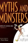 Book cover for Myths and Monsters Grown-up Coloring Book, Volume 2