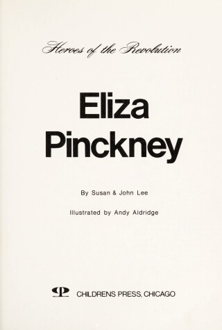 Book cover for Eliza Pinckney