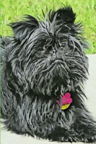 Cover of Affenpinscher Dog Lovers Blank Lined Journal Notebook